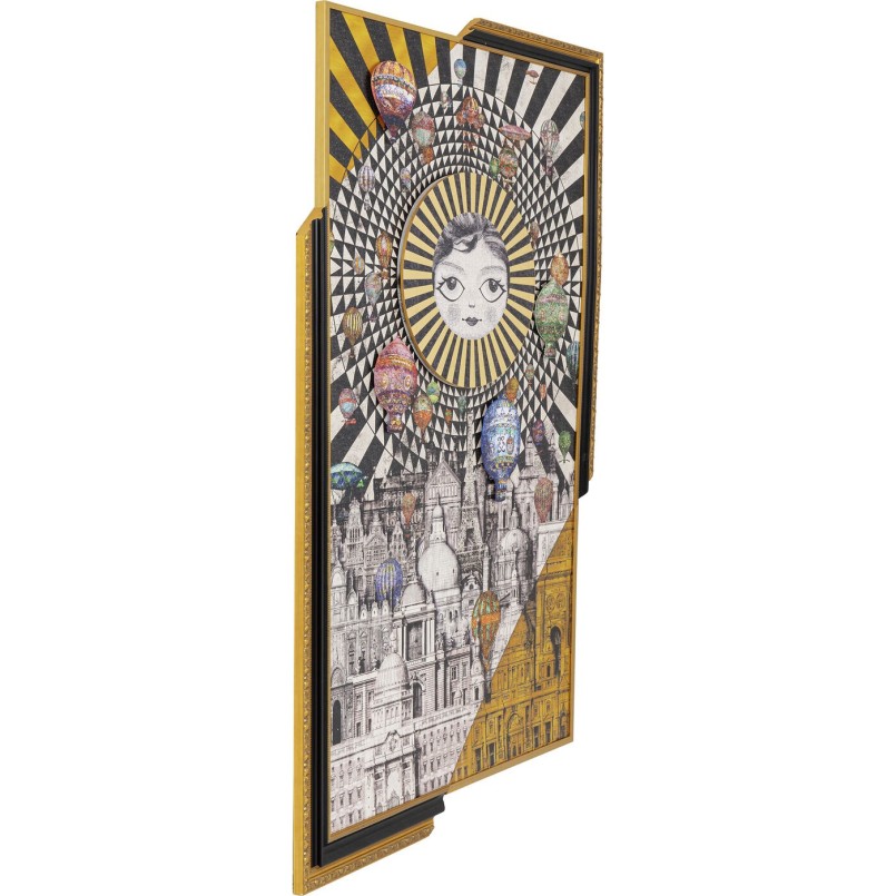 Tableau montgolfières 110x174cm Kare Design