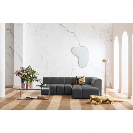 Corner Sofa Belami grey right Kare Design