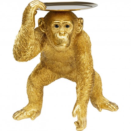 Déco singe porteur doré 52cm Kare Design