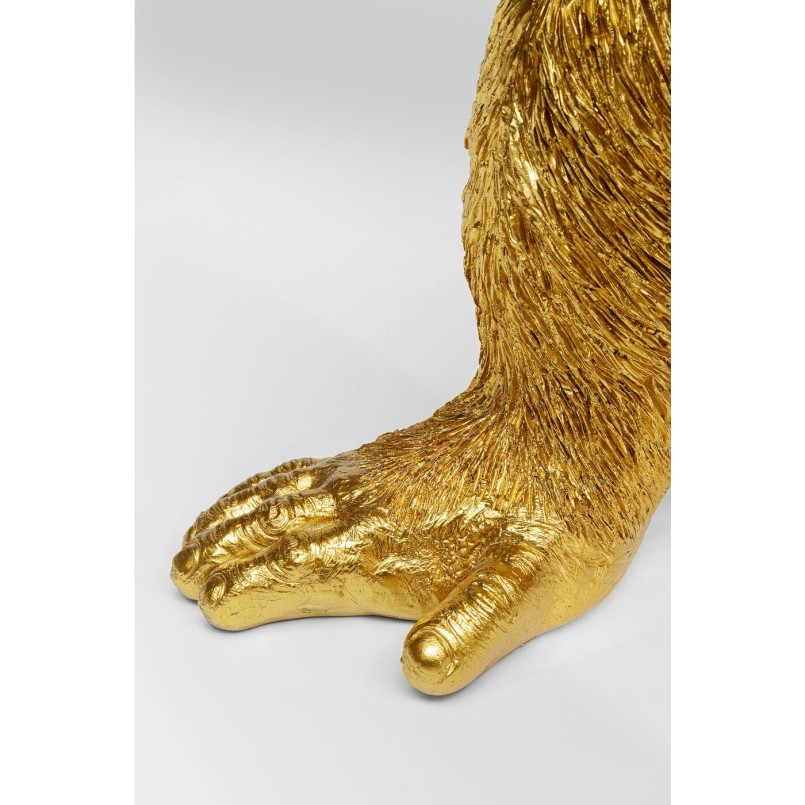 Déco singe porteur doré 52cm Kare Design