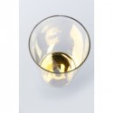 Verres à eau Electra dorés 15cm set de 4 Kare Design