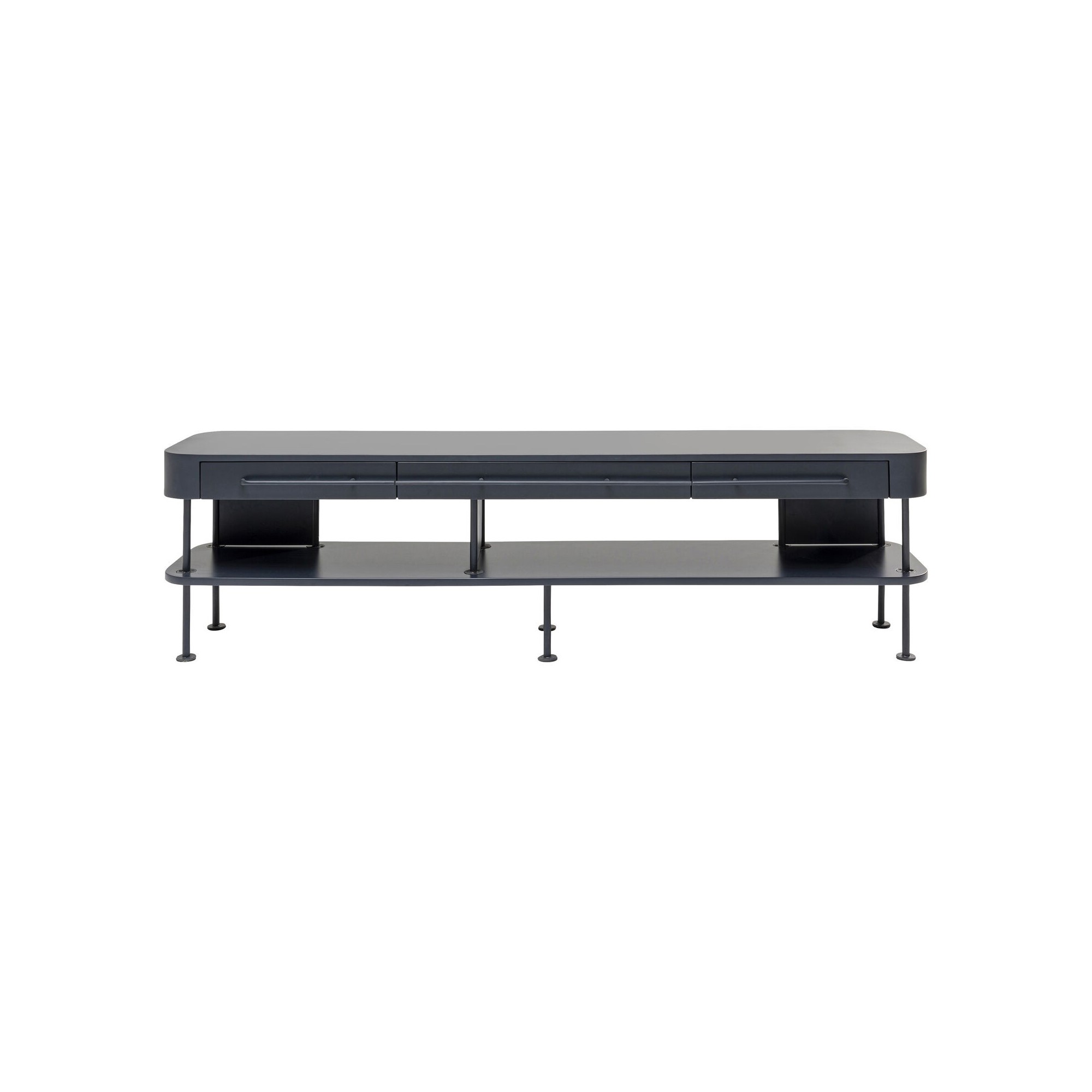 Meuble TV Montieri anthracite 160x47cm Kare Design