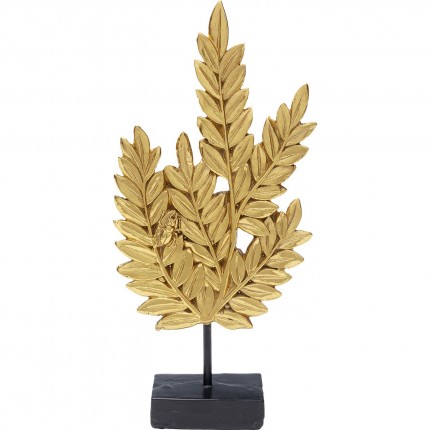Déco feuilles dorées 14cm Kare Design