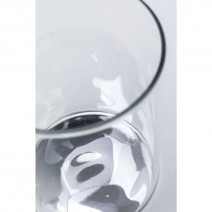 Water Glass Electra silver (6/set) Kare Design