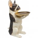 Déco bouledogue majordome debout Kare Design