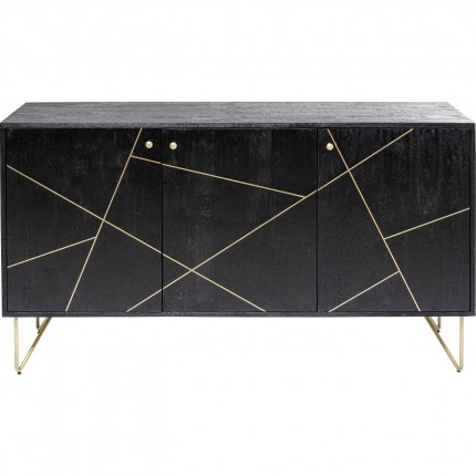 Buffet Gold Vein 3 portes 145x82cm Kare Design