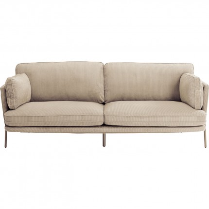 Canapé Shirly 3 places taupe Kare Design