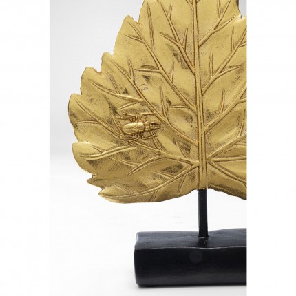 Déco feuilles dorées 17cm Kare Design