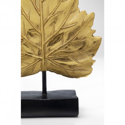 Déco feuilles dorées 17cm Kare Design