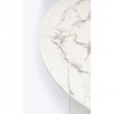 Table Schickeria marbre blanc 80cm Kare Design