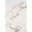 Table Schickeria marbre blanc 80cm Kare Design