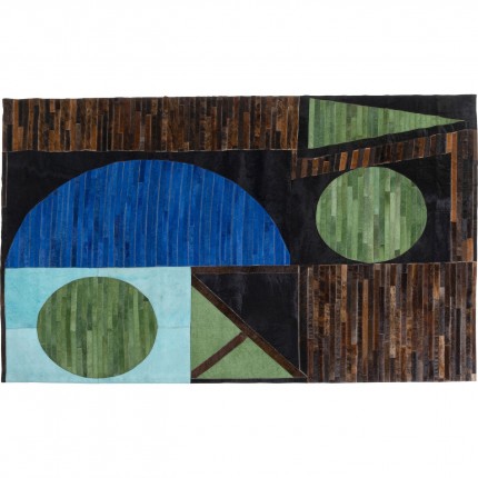 Tapis en cuir Shifted 170x240cm Kare Design