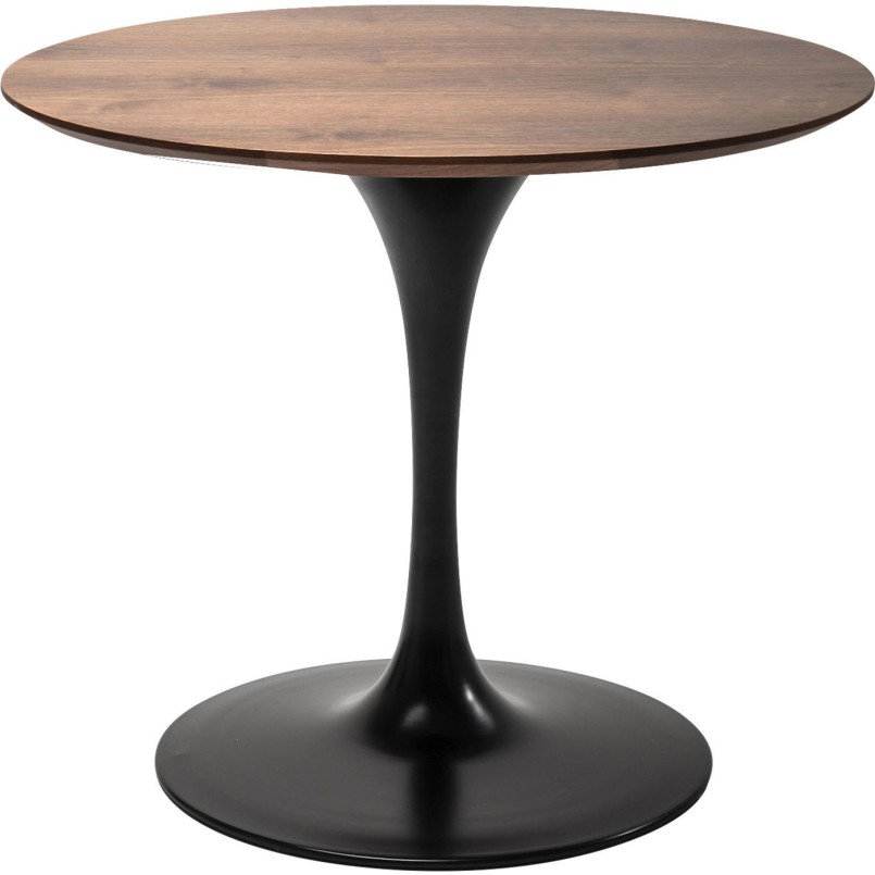 Table Top Invitation Round Walnut Ø90cm Kare Design