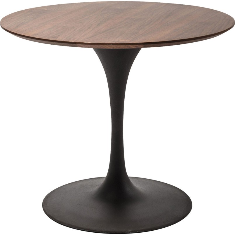 Table Top Invitation Round Walnut Ø90cm Kare Design