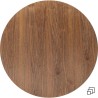 Table Top Invitation Round Walnut Ø90cm Kare Design