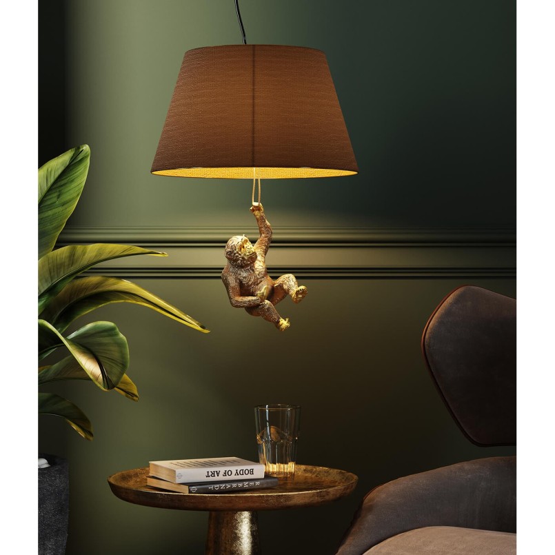 Table d'appoint Orient dorée 45cm Kare Design