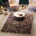 Tapis en cuir Izmir 170x240cm Kare Design