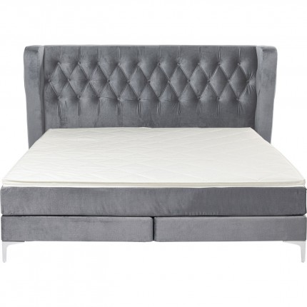 Lit boxspring Benito Moon gris Kare Design