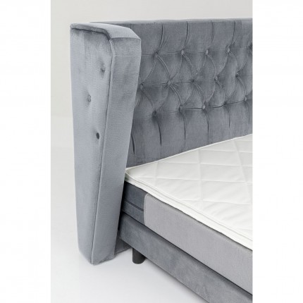 Lit boxspring Benito Moon gris Kare Design Lit boxspring Benito Moon gris Kare Design