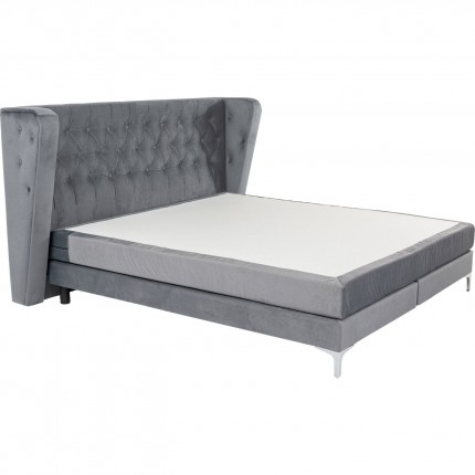 Lit boxspring Benito Moon gris Kare Design