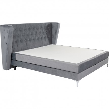 Lit Boxspring Benito Moon gris Kare Design