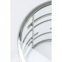 Table d'appoint Jupiter 55cm argentée Kare Design