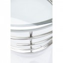 Table d'appoint Jupiter 55cm argentée Kare Design