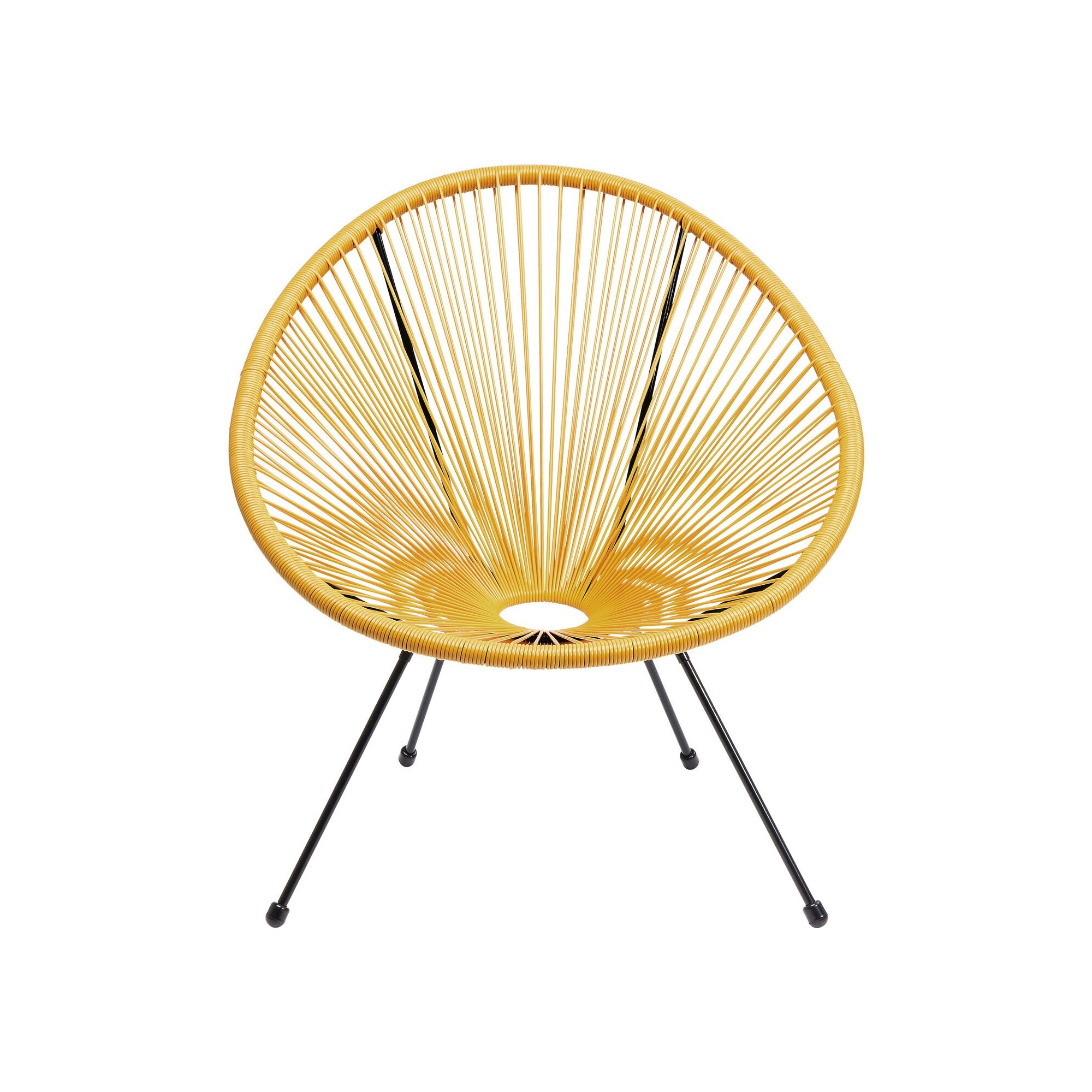 Fauteuil de jardin Acapulco jaune Kare Design