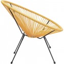 Fauteuil de jardin Acapulco jaune Kare Design