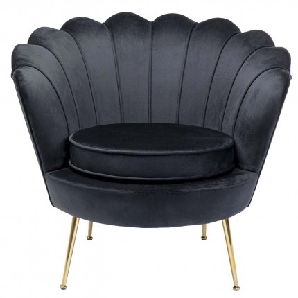 Fauteuil Water Lily noir Kare Design Fauteuil Water Lily noir Kare Design