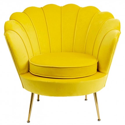 Fauteuil Water Lily jaune Kare Design