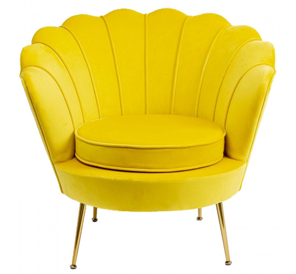 Fauteuil Water Lily jaune Kare Design