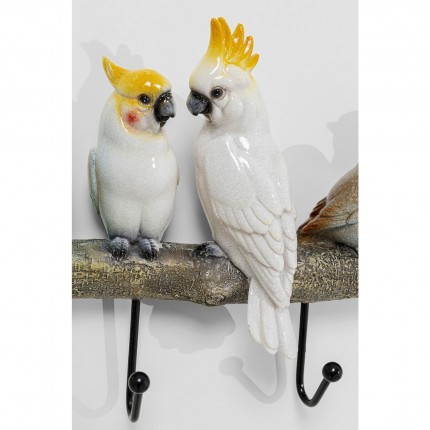 Wall Coat Rack Exotic Birds Kare Design