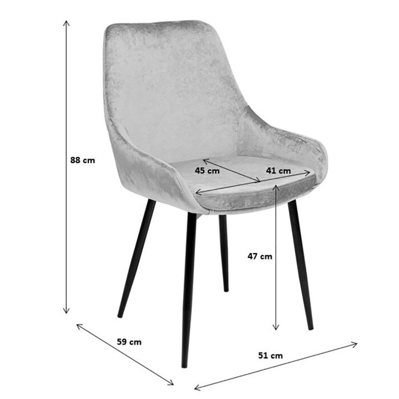 Chaise East Side Champagne XL
