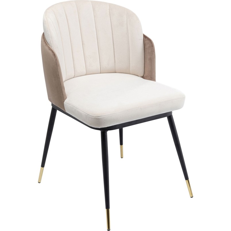 Chaise Hojas beige Kare Design