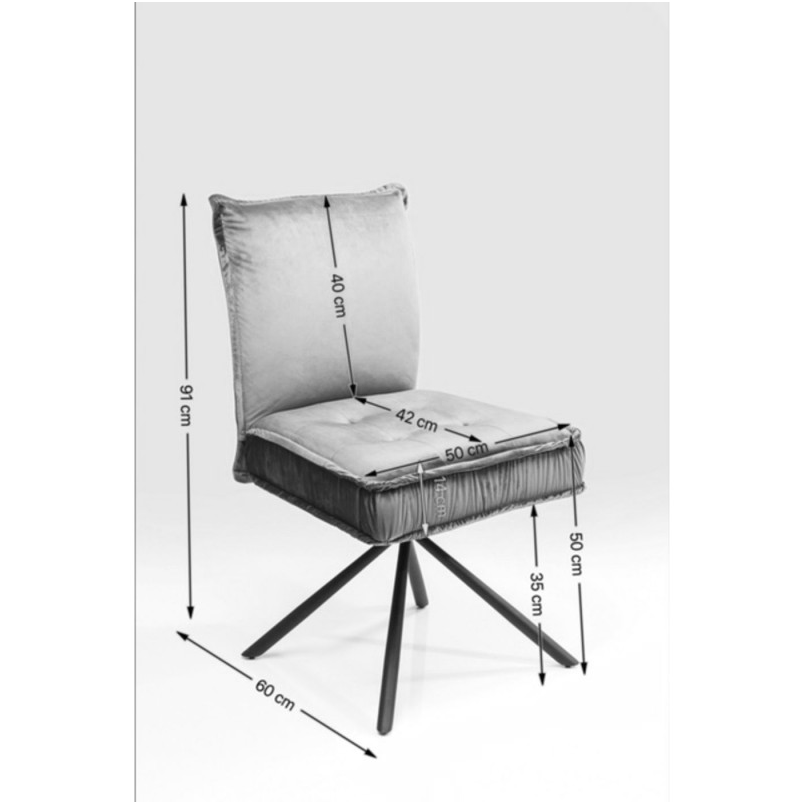Chaise Chelsea gris