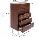 Chiffonnier Ravello 114x65cm Kare Design