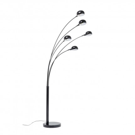 Lampadaire Five Fingers 201cm noir mat Kare Design