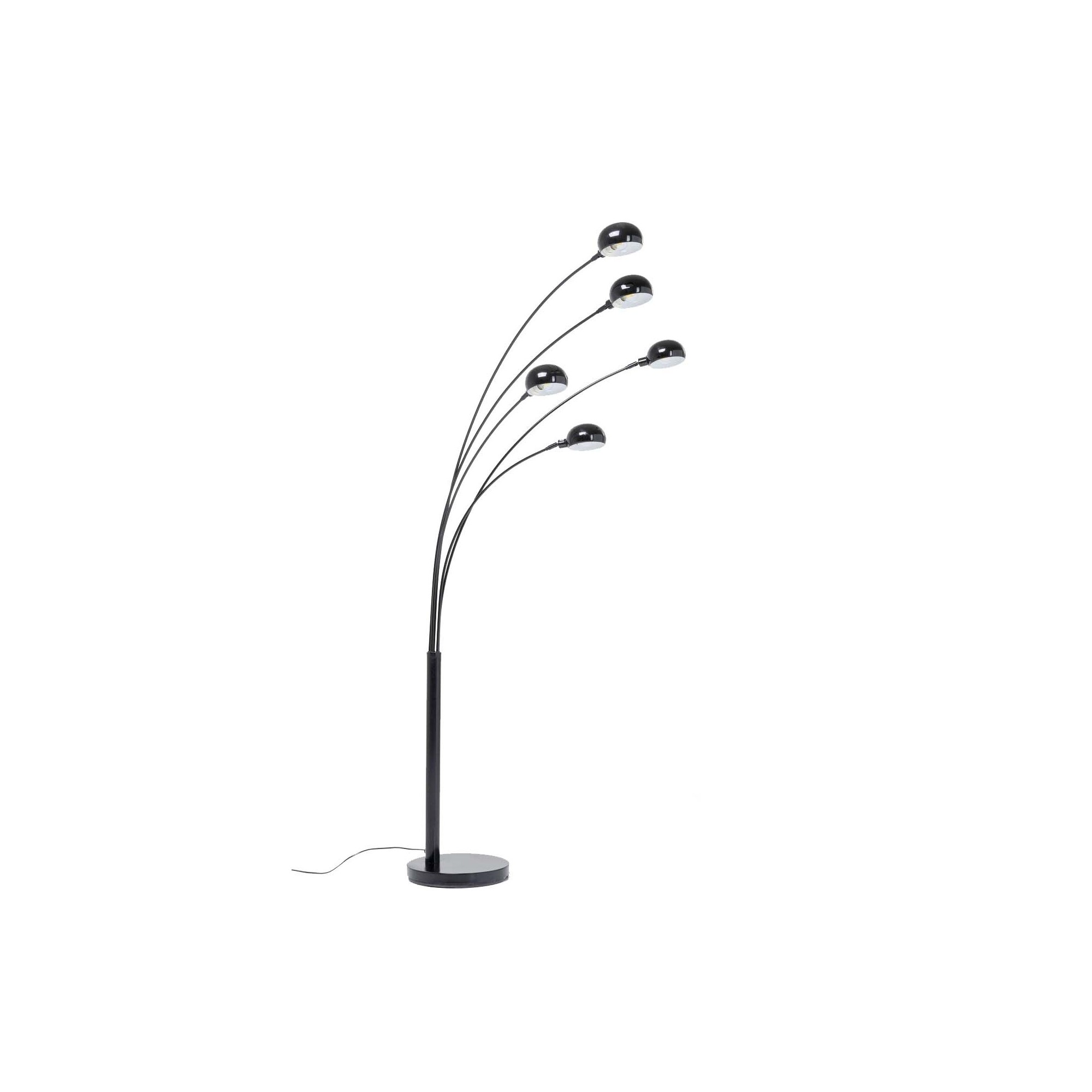 Lampadaire Five Fingers 201cm noir mat Kare Design