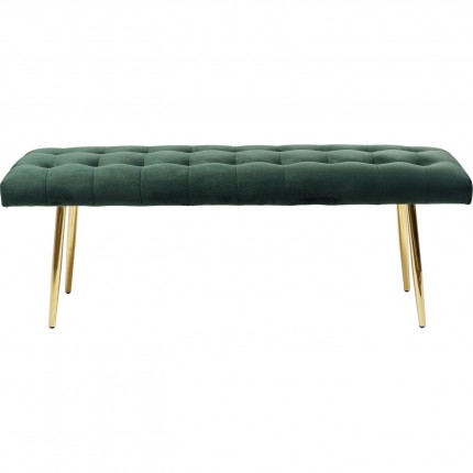 Banc Dallas velours vert Kare Design
