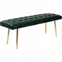 Banc Dallas velours vert 110cm Kare Design