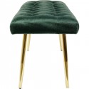 Banc Dallas velours vert 110cm Kare Design