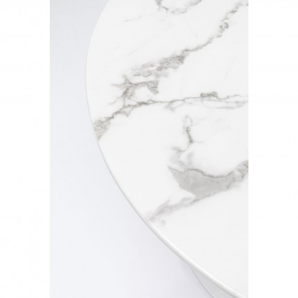 Table Veneto marbre blanc 110cm Kare Design