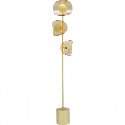 Lampadaire Mariposa doré 160cm Kare Design