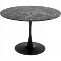 Table Veneto marbre noir 110cm Kare Design