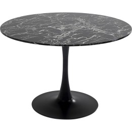 Table Veneto marbre noir 110cm Kare Design