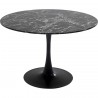 Table Veneto Ø110cm marble black Kare Design