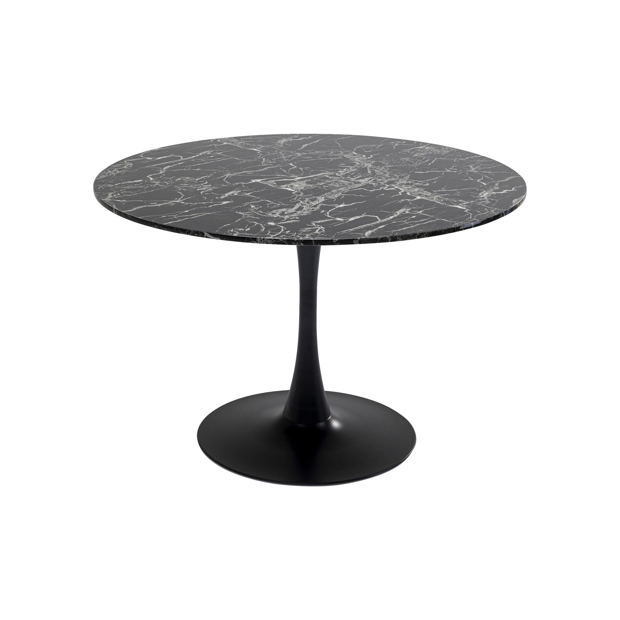 Table Veneto marbre noir 110cm Kare Design