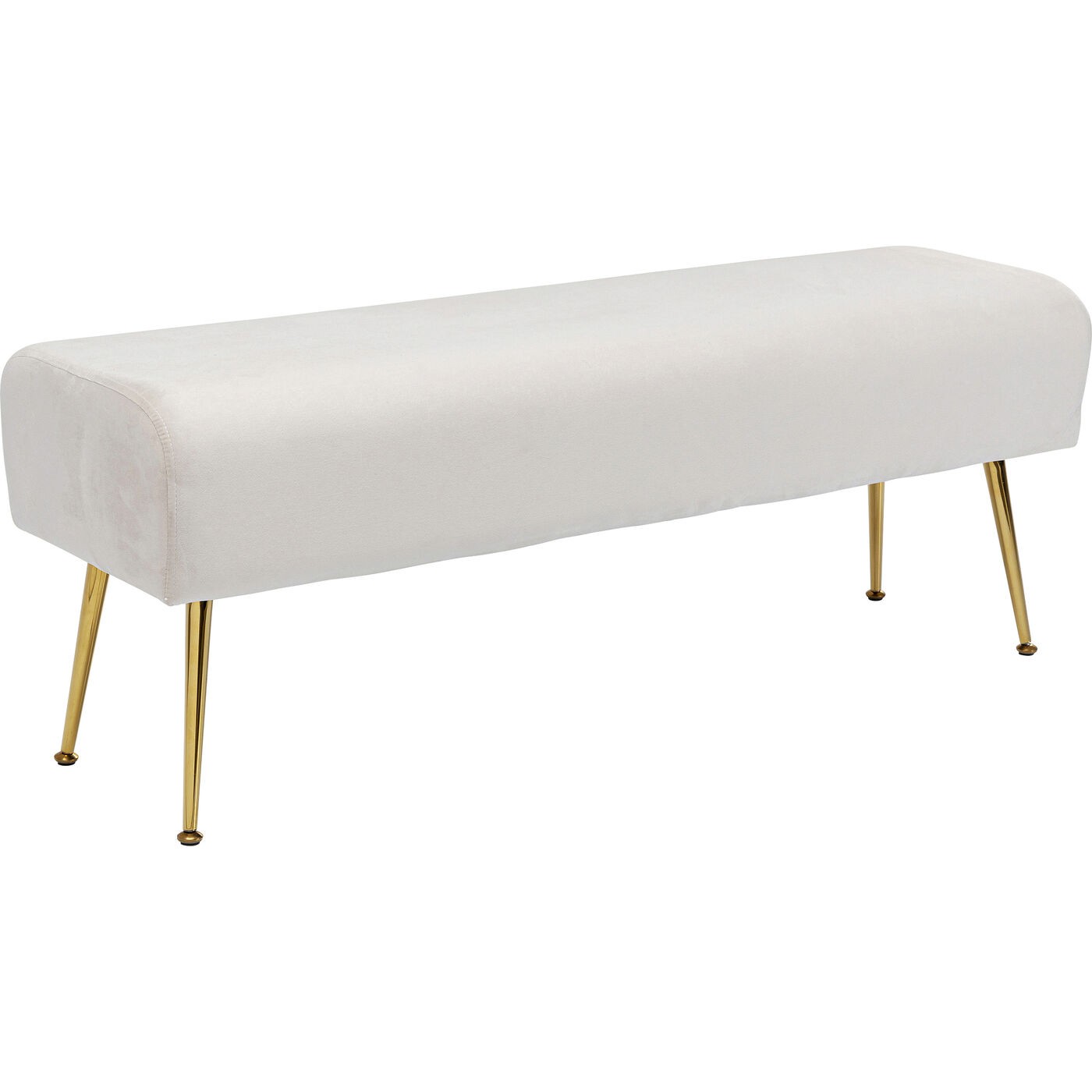 Banc Deria velours crème Kare Design