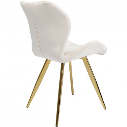 Chair Viva velvet cream Kare Design
